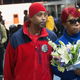 Michael Brown’s mother, Lesley McSpadden, is greeted by her husband, Louis Head, after arriving at St. Louis International Airport Nov. 14, 2014, from Geneva, where she addressed the United Nations Committee Against Torture.
Scott Olson/Getty Images